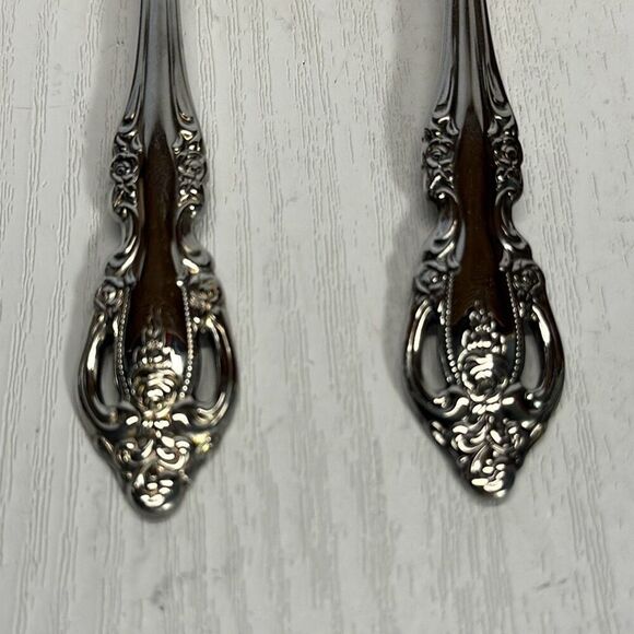 Oneida Community BRAHMS Sugar Shell Stainless Steel Spoon set of 2 - Picture 3 of 6